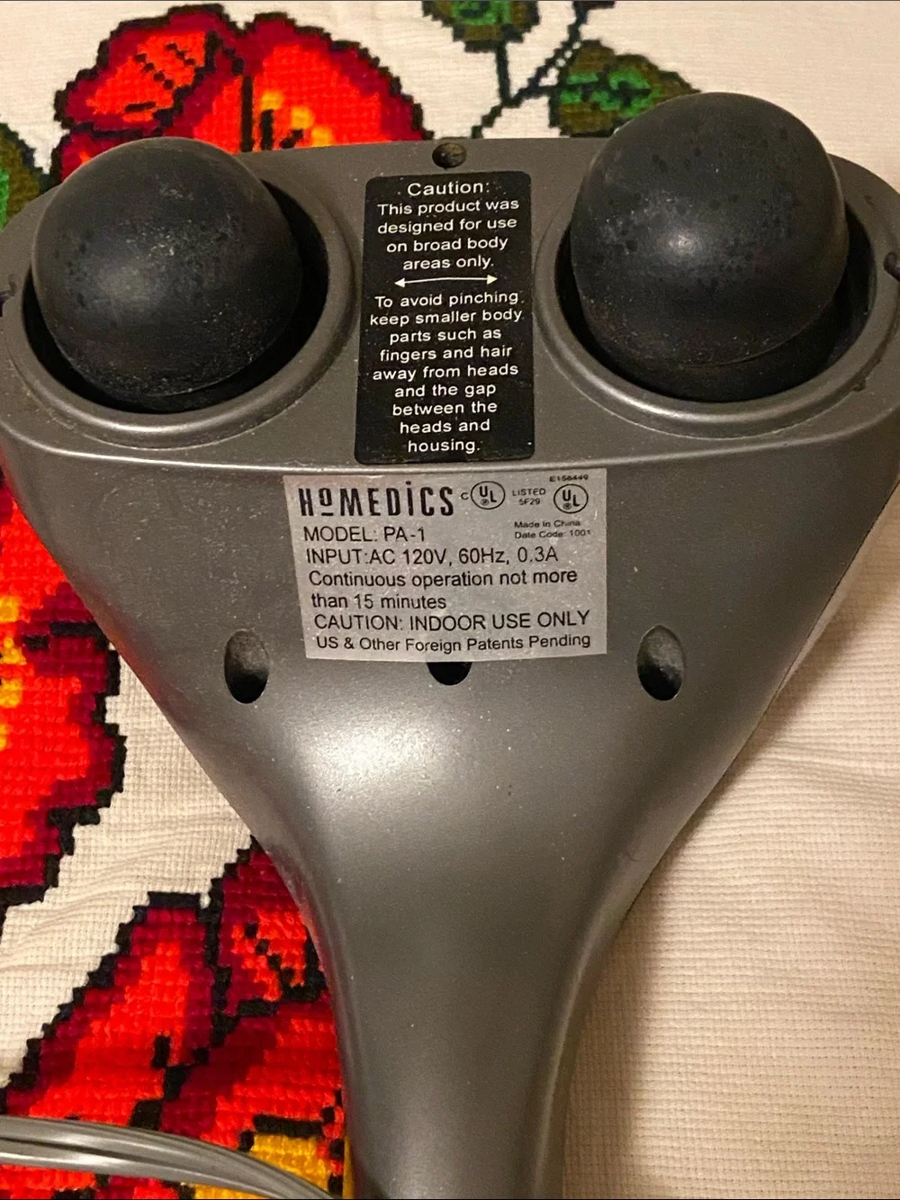 Homedics handheld electric